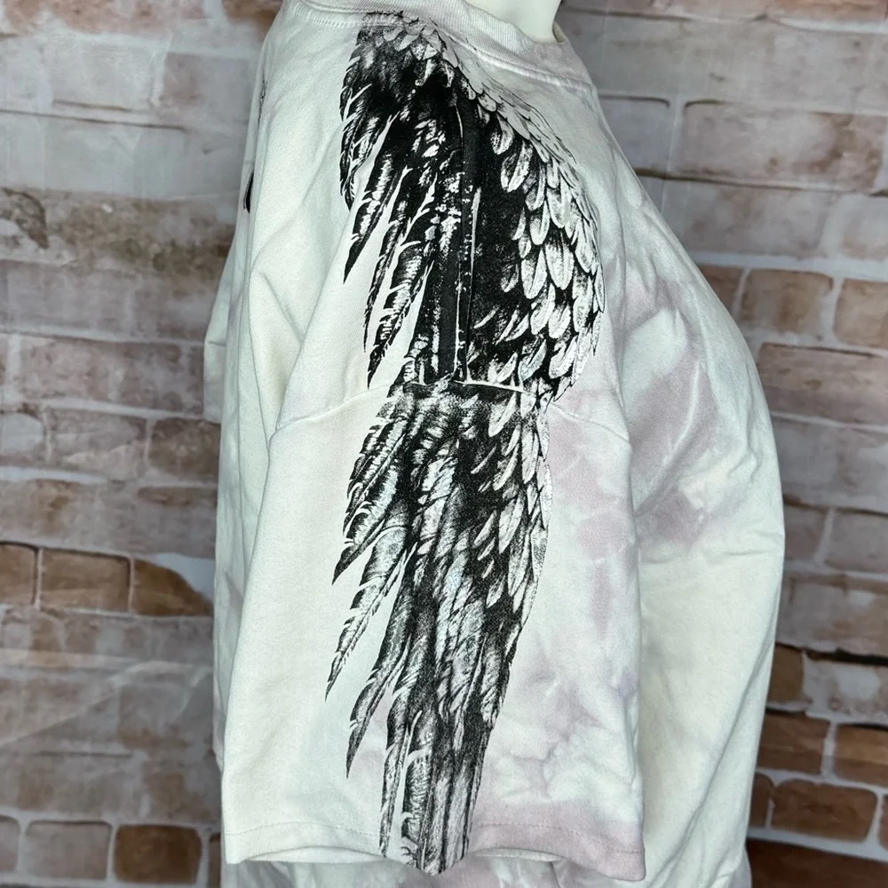 Affliction Women’s Crop Top Tie-Dye Sweatshirt -Size: Large -NWT - Picture 6 of 14